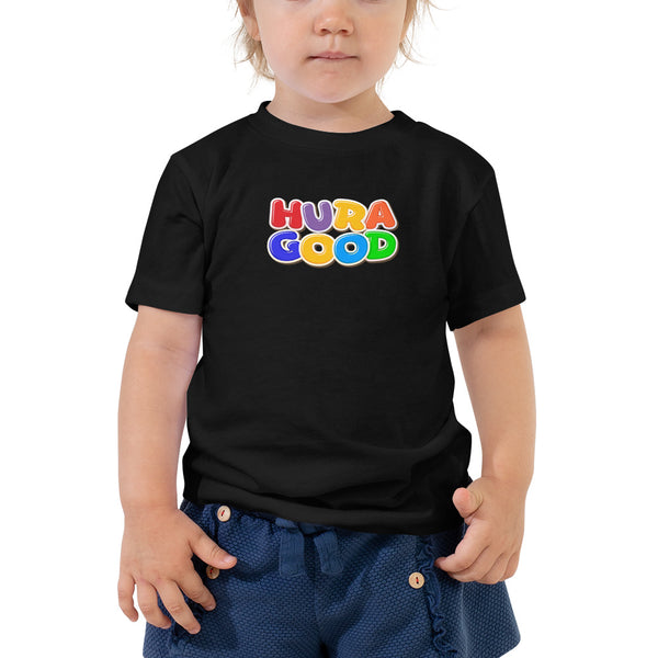 Hura Good Toddler Cartoon Short Sleeve Tee