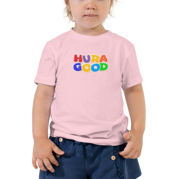 Hura Good Toddler Cartoon Short Sleeve Tee