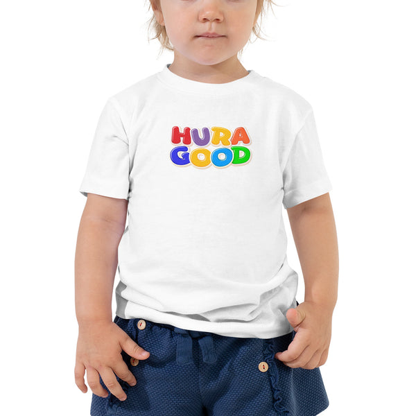 Hura Good Toddler Cartoon Short Sleeve Tee