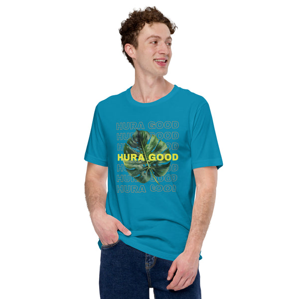 Hura Big Tropical Leaf Men's T-shirt