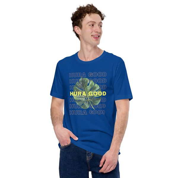 Hura Big Tropical Leaf Men's T-shirt