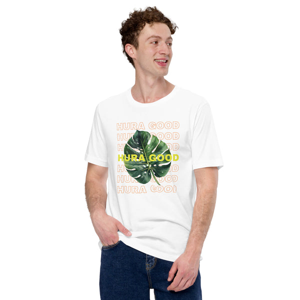 Hura Big Tropical Leaf Men's T-shirt