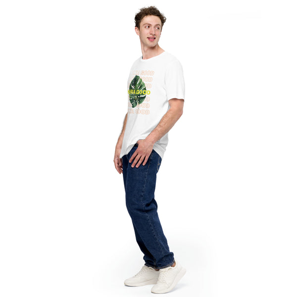 Hura Big Tropical Leaf Men's T-shirt