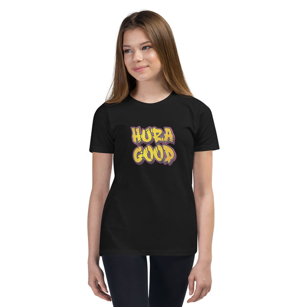 Hura Good Youth 90s Graffiti Vibes Short Sleeve T-Shirt