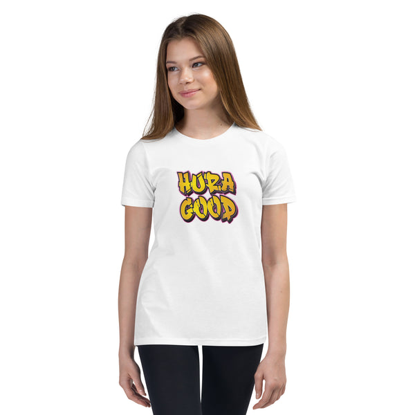 Hura Good Youth 90s Graffiti Vibes Short Sleeve T-Shirt