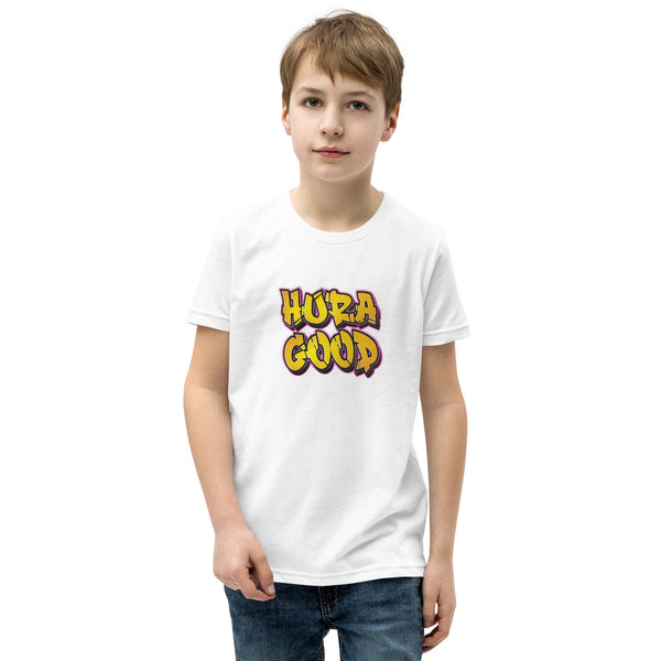 Hura Good Youth 90s Graffiti Vibes Short Sleeve T-Shirt