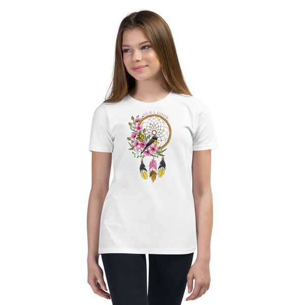 Hura Good Youth Bird Dream Catcher Short Sleeve T-Shirt