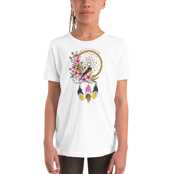 Hura Good Youth Bird Dream Catcher Short Sleeve T-Shirt