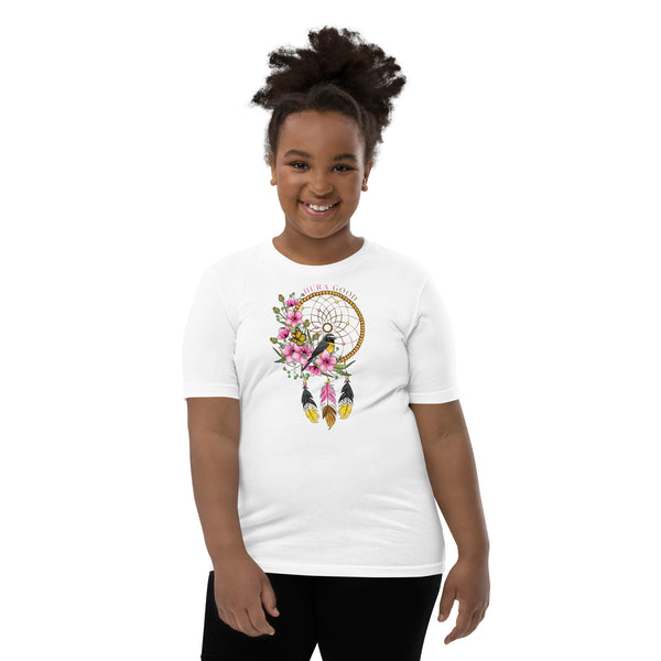 Hura Good Youth Bird Dream Catcher Short Sleeve T-Shirt