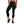 Load image into Gallery viewer, Hura Good Women&#39;s Black Leggings Logo White
