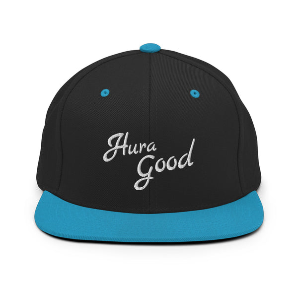 Hura Good Unisex Flat Cap Hat Logo