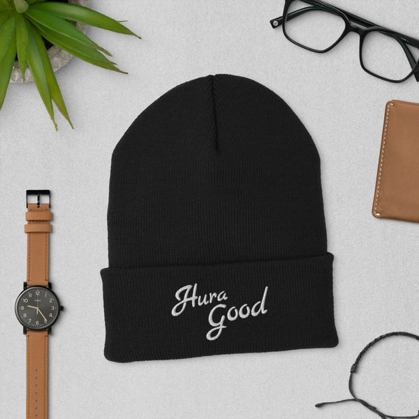 Hura Good Unisex Beanie Logo