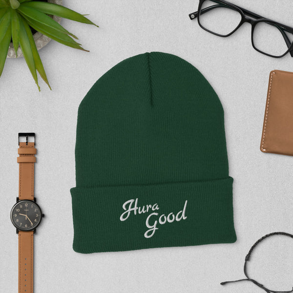 Hura Good Unisex Beanie Logo