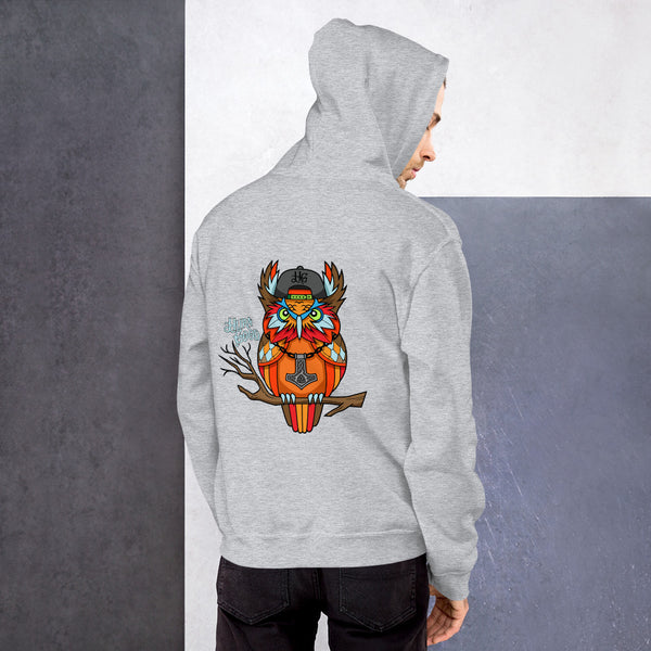 Hura Good Unisex Owl Hoot Hoodie